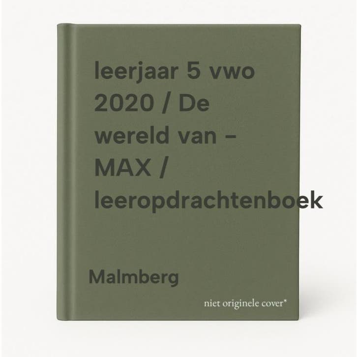 leerjaar 5 vwo 2020 / De wereld van - MAX /, Boeken, Schoolboeken, Gelezen, Verzenden
