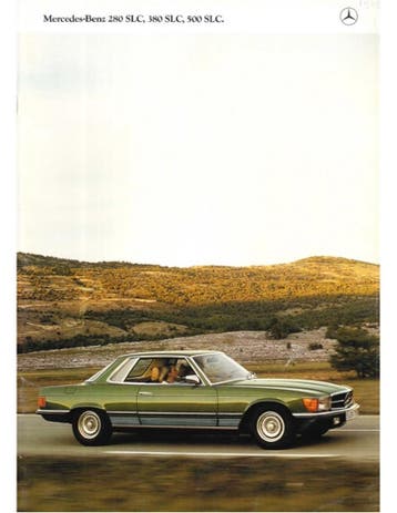 1981 MERCEDES BENZ SLC BROCHURE NEDERLANDS, Ophalen of Verzenden, Nieuw