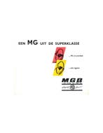 1962 MG MGB GT BROCHURE NEDERLANDS