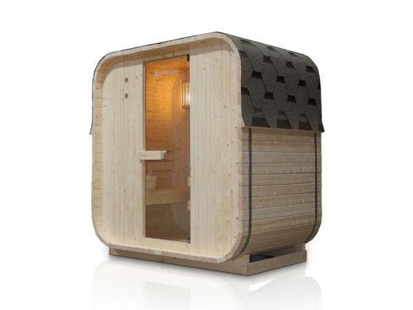 Veiling -  Barrelsauna Nolvik - 120x185x194 cm, Sport en Fitness, Sauna