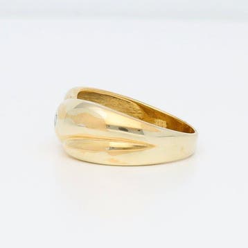 Bague - 8 carats Or jaune Diamant (Naturelle)