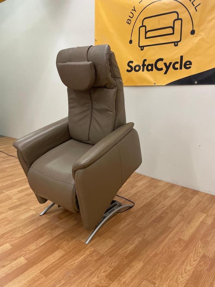Hukla elektrische relaxfauteuil met sta-op functie –NP=3700€, Huis en Inrichting, Fauteuils, Nieuw, Ophalen of Verzenden