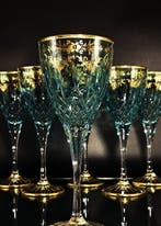 Artemisia - Verre à vin - Cristal, or 24 carats - Set de six