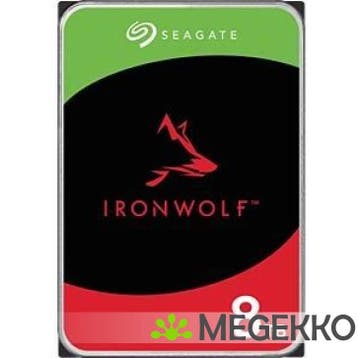 Seagate HDD NAS 3.5  8TB ST8000VN004 Ironwolf, Computers en Software, Harde schijven, Verzenden, Nieuw