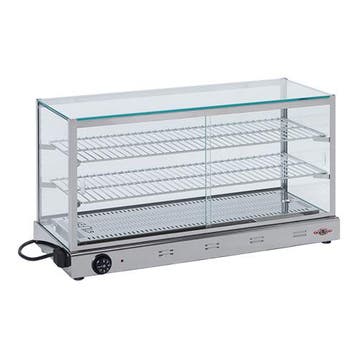 Warmhoudvitrine (cap.78x27cm) | 1kW | Compleet met, Verzenden
