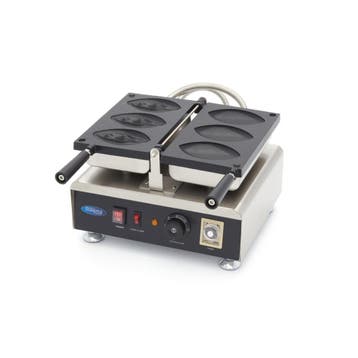 Wafelijzer | 50–300°C | RVS | Draaibaar | 1.56kW (230V) |, Verzenden, Nieuw in verpakking