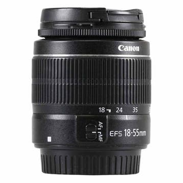 Canon EF-S 18-55mm f/3.5-5.6 III met garantie, Ophalen of Verzenden, Gebruikt