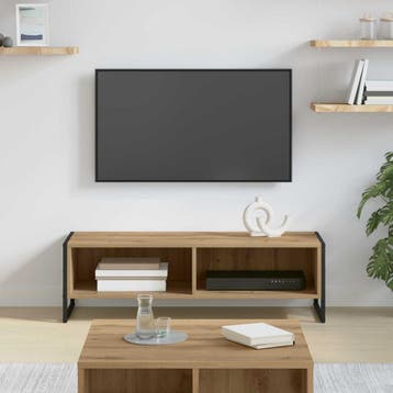 vidaXL TV Kast 100 x 36,5 x 30,5 cm Ambachtelijk Eiken, Verzenden