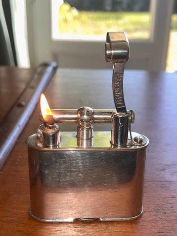 Dunhill - giant unique - Briquet de table - Plaqué argent, Collections