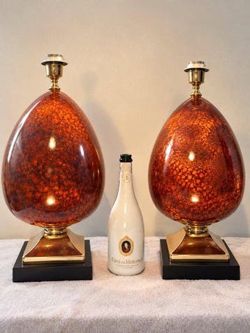 Imperio - Tafellamp (2) - Keramiek - XL Dragon Egg, Nieuw