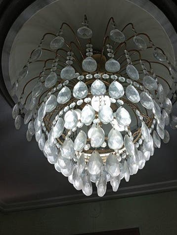 Plafonnier - Bronze, Cristal - Grand plafonnier