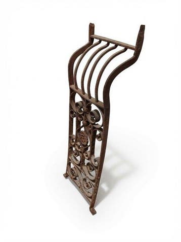 Grille décorative - 1930-1940 - Coq de balcon antique