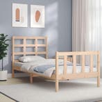 vidaXL Bedframe zonder matras massief grenenhout 90x200 cm, Verzenden