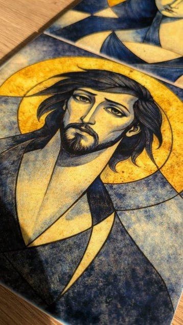 Galerie Teejo - TEEJO - ART TILES – SAINT - Lot de 2