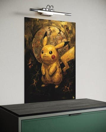 ANDSAL - Lot of 2 Pikachu & Gengar Gold Foil Renaissance Era, Nieuw