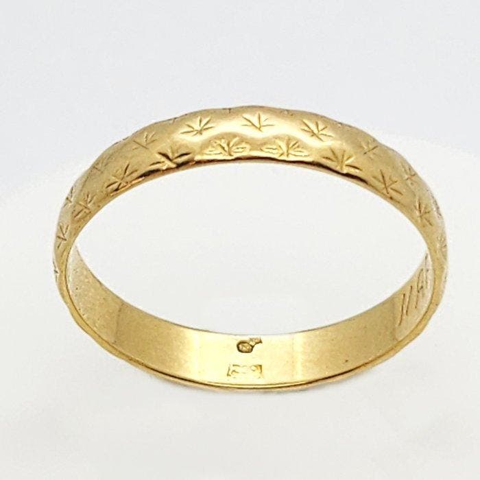 Ring - 18 karaat Geel goud, Bijoux, Sacs & Beauté, Bagues