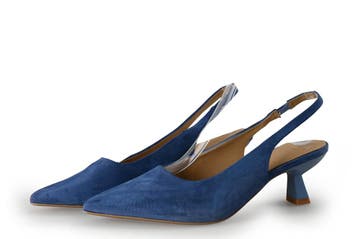 Manfield Slingbacks in maat 37 Blauw, Manfield, Gedragen, Verzenden, Blauw