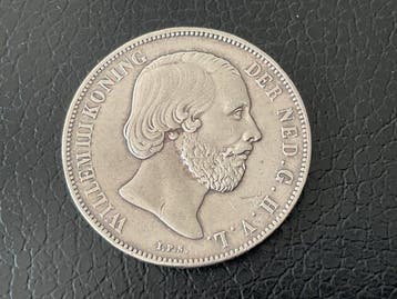 Nederland. Willem III. 1 Gulden 1866 (Zonder minimumprijs), Postzegels en Munten, Munten | Nederland