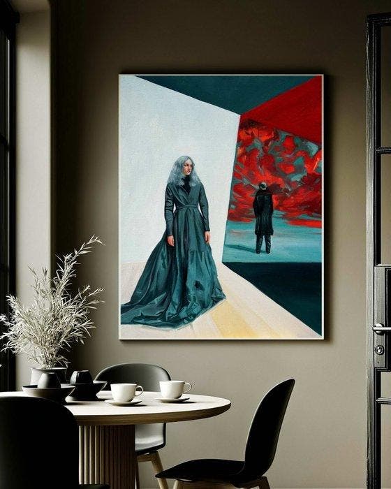 Enigma - The Room She Left Behind, Antiquités & Art, Art | Peinture | Moderne