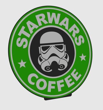Star Wars illuminated light board - POS (reclameobject voor