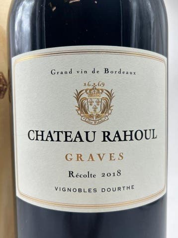 2018 Chateau Rahoul Graves - Graves - 1 Mathusalem (6 L), Collections