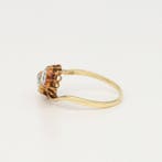Ring - 14 karaat Geel goud - Toi et Moi, Handtassen en Accessoires, Ringen, Nieuw