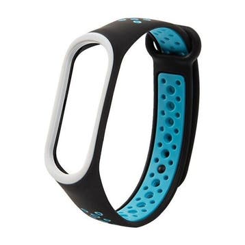 Drphone XM34 - Xaomi Bandje - Voor M3 M4 - Zwart/Blauw, Verzenden