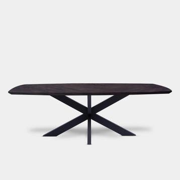 Tafel Deens Ovaal Eikenhout  Matrix  140x90, Huis en Inrichting, Tafels | Eettafels, Nieuw