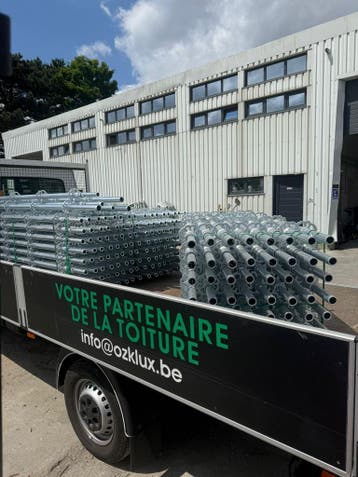 Multidirectionele steiger – 50m² – nieuw – €2600, Bricolage & Construction, Échafaudages, Ophalen of Verzenden, Neuf, Échafaudage de façade