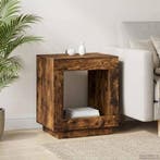vidaXL Bijzettafel Gerookte Eik 60 x 40 x 65 cm, Verzenden