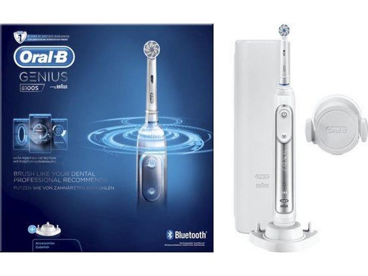 Oral-B Genius 8100S - Elektrische Tandenborstel - Tot 100%, Handtassen en Accessoires, Uiterlijk | Mondverzorging, Nieuw, Verzenden