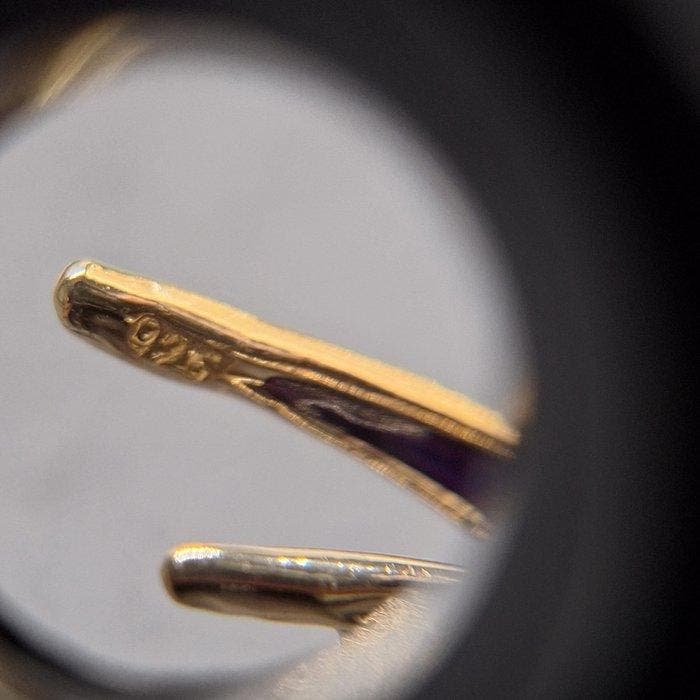 Argento 925. - Broche - Kolibrie., Antiek en Kunst, Curiosa en Brocante