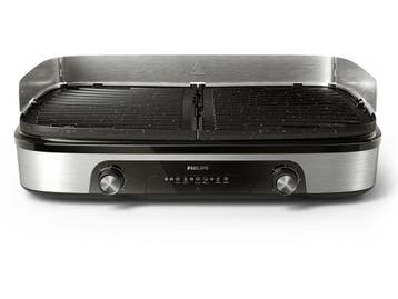PHILIPS HD6222/90 - Grillplaat - 2400 W - Zwart, Verzenden