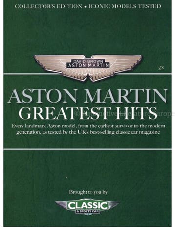 ASTON MARTIN GREATEST HITS (CLASSIC & SPORTS CAR SPECIAL), Ophalen of Verzenden