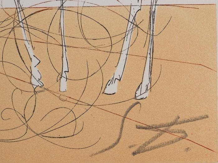 Salvador Dali (1904-1989) - Désert fabuleux : Cavalier, Antiek en Kunst, Antiek | Overige Antiek
