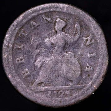 Koninkrijk Groot-Brittannië. George I (1714-1727). 1/2 Penny