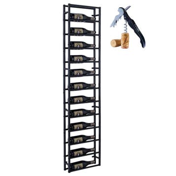 Lendo Online Wine Rack Wall Vertical 12 bouteilles en acier, Maison & Meubles, Accessoires pour la Maison | Porte-bouteilles