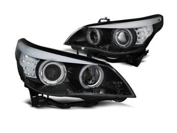 Xenon koplampen Angel Eyes geschikt voor BMW E60 E61, Auto-onderdelen, Verzenden, Nieuw, BMW