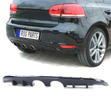 DIFFUSEUR ARRIERE VOLKSWAGEN VW GOLF MK6 08-12 NOIR BRILLANT, Verzenden