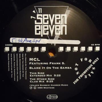 MCL (Micro Chip League) Featuring Frank S. - Blame It On The, Cd's en Dvd's, Verzenden, Gebruikt