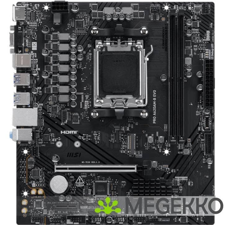 MSI PRO A620AM-B EVO, Computers en Software, Moederborden, Nieuw, Verzenden
