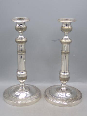 Christofle - Kaarsenhouder (2) - Verzilverd