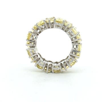 Sans prix de réserve - Bague Argent - 6.02ct. tw. Quartz -