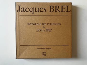 Jacques Brel - 2 box sets - Intégrale Des Chansons de 1954 à, Nieuw in verpakking