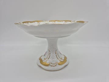 Lindner - Fußschale Residenz-Gold mit Blumen - Kom op een