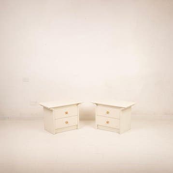 Pierre Cardin - Pierre Cardin - Table de chevet (2) - Bois,, Maison & Meubles