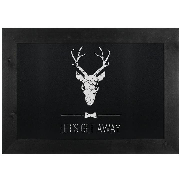 Krijtbord Hout Zwart 70x90cm, Maison & Meubles, Accessoires pour la Maison | Cadres, Envoi