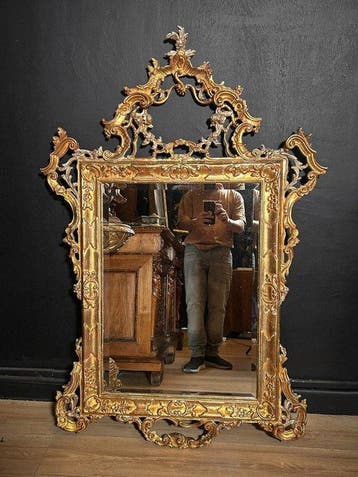 Wandspiegel - Hout, Glas, Antiek en Kunst