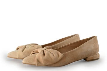 Manfield Ballerinas in maat 36 Beige, Kleding | Dames, Verzenden, Beige, Ballerina's, Manfield