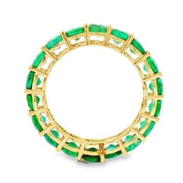 Zonder minimumprijs - Ring - 14 karaat Geel goud - 3.83ct., Nieuw